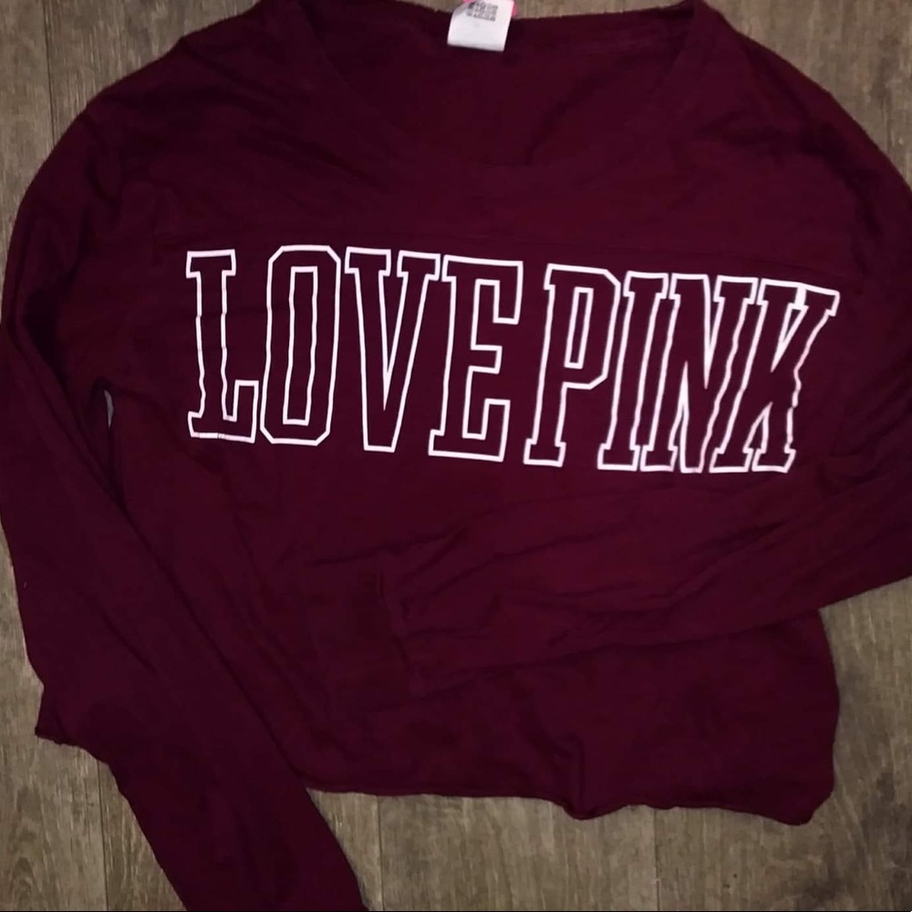 Vs pink crop top